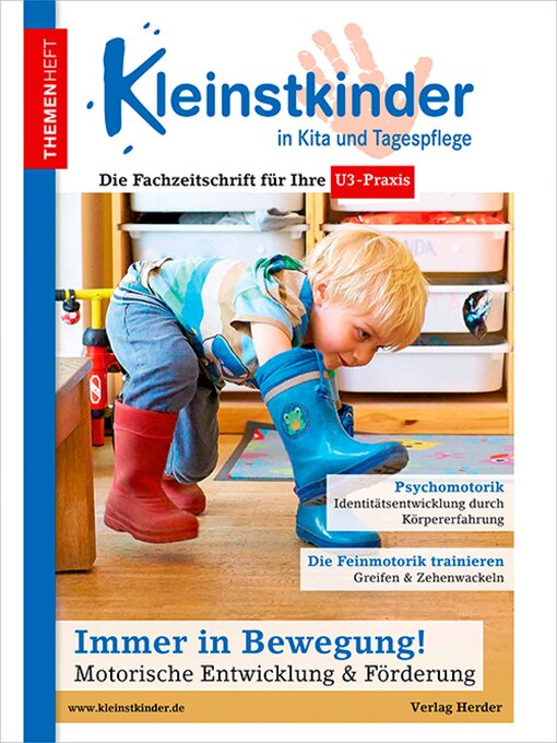 Titeldetails für Immer in Bewegung! Motorische Entwicklung & Förderung nach Renate Zimmer - Verfügbar